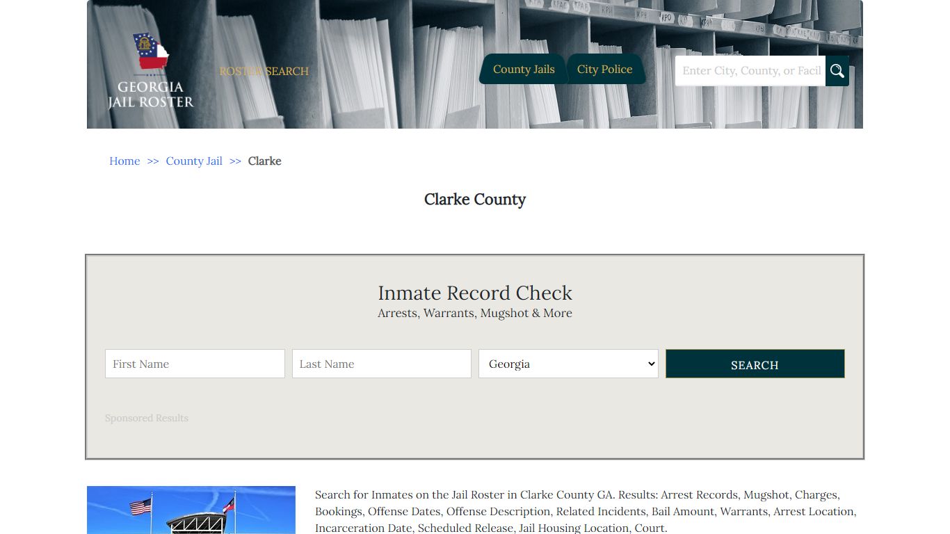 Clarke County | Georgia Jail Inmate Search